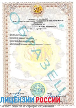 Образец сертификата соответствия (приложение) Новочебоксарск Сертификат ISO 14001